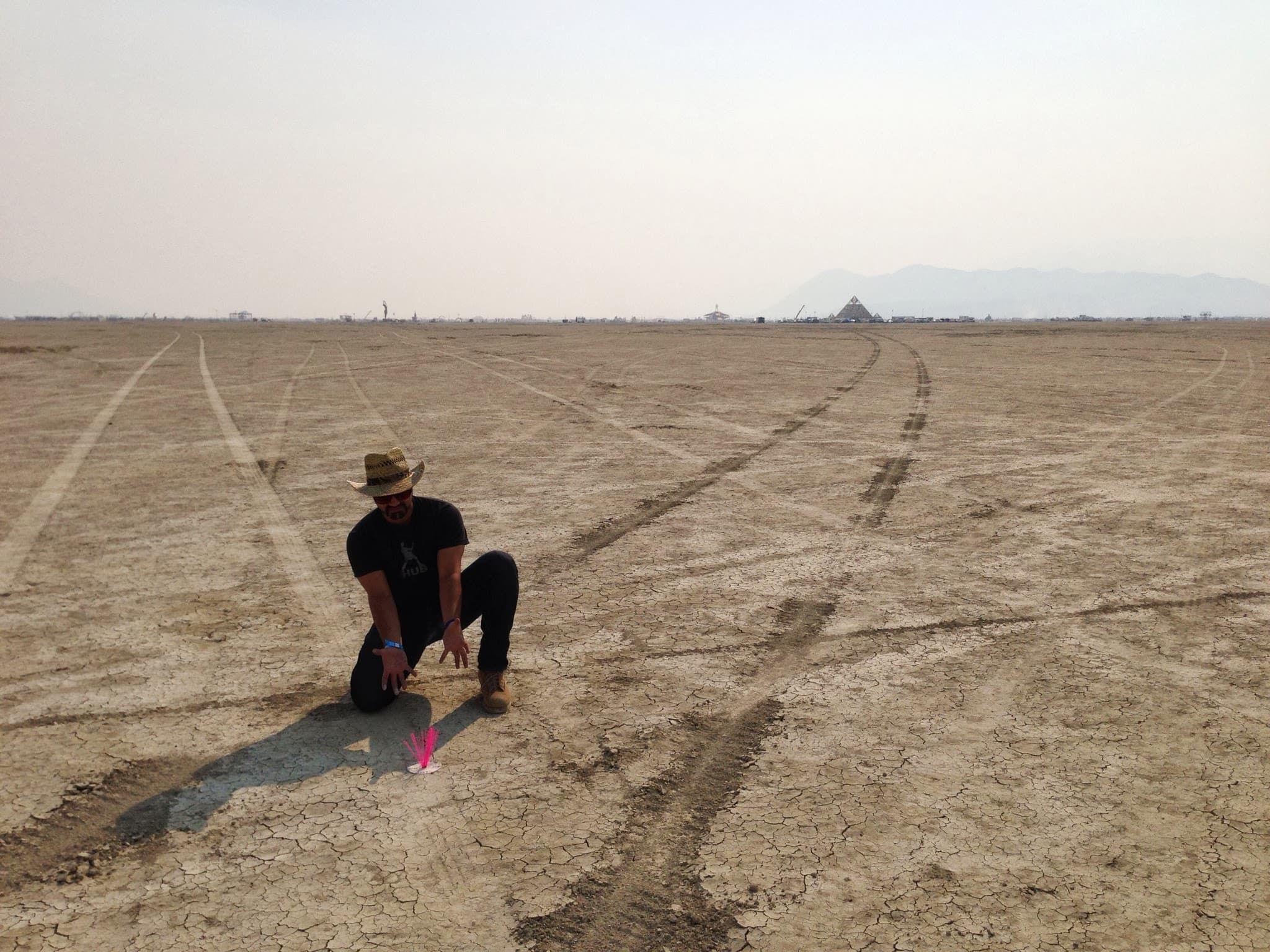 Locating the spot in the desert with GPS